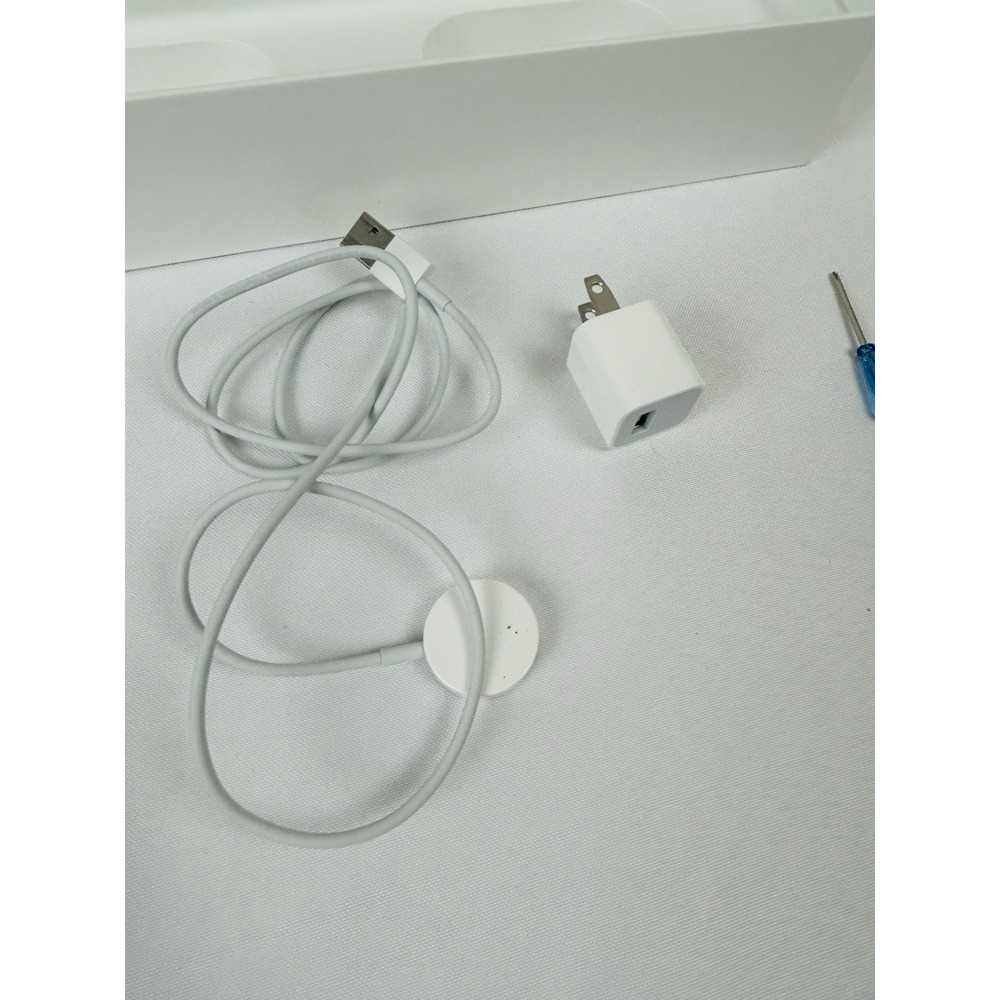 Apple Watch Series 3 Box Charger Block & Band MR362LL/A A1859 White Black 42mm - Picture 7 of 16